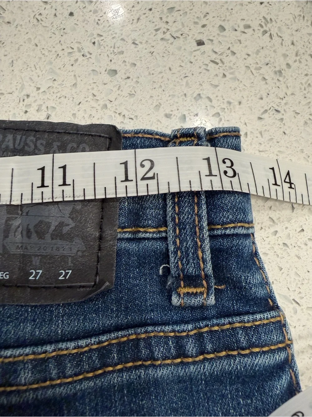 Youth Levi's Dark Blue Jeans